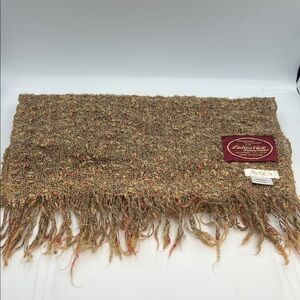 Oatmeal scarf/ shawl hand woven made in Ireland